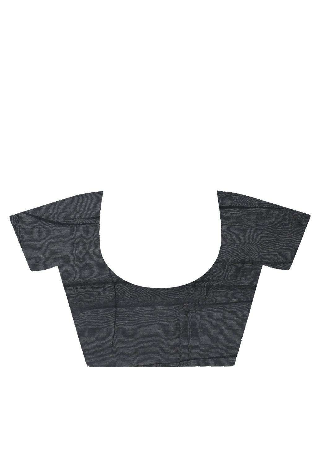 Black Blended Cotton Tonika Hand Painted Saree (1217)